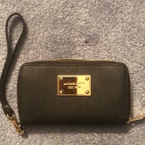Authentic Michael Kors wristlet wallet